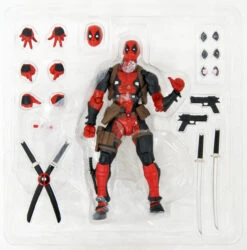 Kaiyodo Amazing Yamaguchi 001 Deadpool Revoltech Figure -Model Toys 013224 2 62674.1603869982