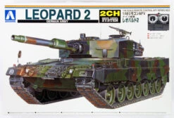 Aoshima 01509 RC AFV Series No. 6 German Army Leopard 2 1/48 Scale Kit