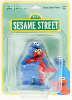 Medicom UDF Sesame Street Series 2 Elmo & Cookie Monster Figure