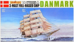 Aoshima 42601 3-MAST FULL-RIGGED Ship DANMARK 1/350 Scale Kit
