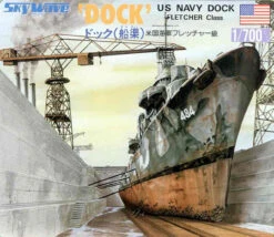 Pit-Road Skywave SW-07 Ship Dock (US Navy Dock Fltcher Class) 1/700 Scale Kit