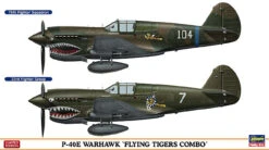 Hasegawa 02082 P-40E Warhawk Flying Tigers Combo 1/72 Scale Kit