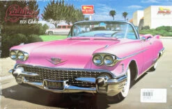 Arii 912416 Cadillac 1958 Eldorado Convertible Pink 1/24 Scale Kit (Microace)