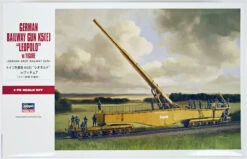Hasegawa MT58 GERMAN RAILWAY GUN K5 (E) LEOPOLD With Figure 1/72 Scale Kit
