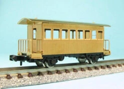 ARU Model A1017 Very Easy (Totemo Kantan) Kit Series Wooden 2-Axle Passenger Car Body Kit (N Scale)
