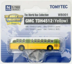 Tomytec World Bus Collection WB001 GMC TDH4512 (Yellow) (N Scale)
