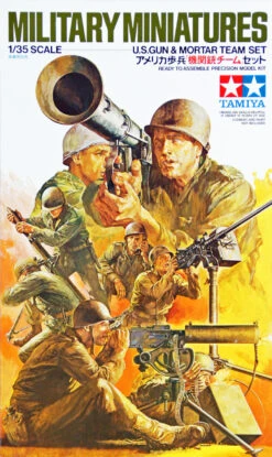 Tamiya 35086 US Gun & Mortar Team Set 1/35 Scale Kit