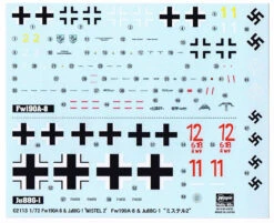 Hasegawa 02113 Fw190A-8 & Ju88G-1 Mistel 2 1/72 Scale Kit -Model Toys 3 55694.1410407707