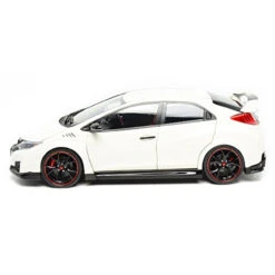 Ebbro 81066 Honda CIVIC TYPE R 2015 (Japanese License Plate) ChampionShip White 1/18 Scale -Model Toys 3 97839.1496133653