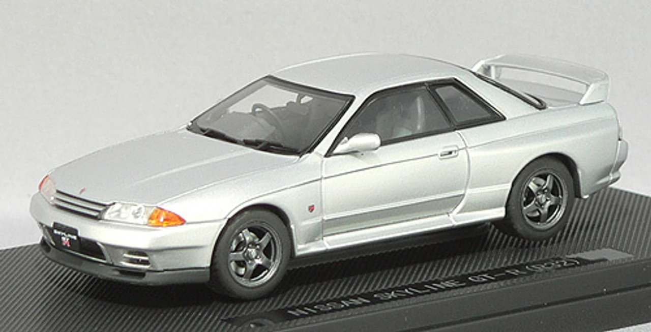 Ebbro 43761 NISSAN SKYLINE GT-R R32 Silver 1/43 Scale 1 Ebbro 43761 NISSAN SKYLINE GT-R R32 Silver 1/43 Scale