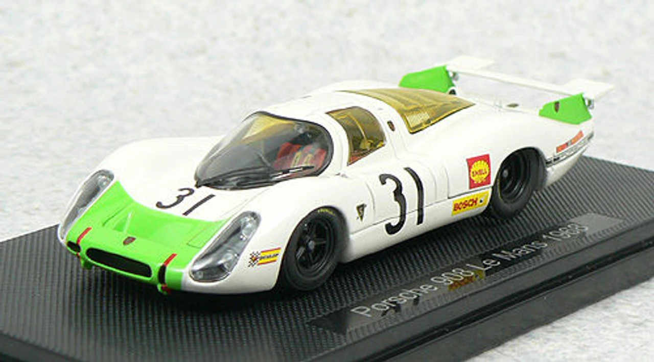 Ebbro 44288 PORSCHE 908 LE MANS 1968 No.31 Green 1/43 Scale 1 Ebbro 44288 PORSCHE 908 LE MANS 1968 No.31 Green 1/43 Scale