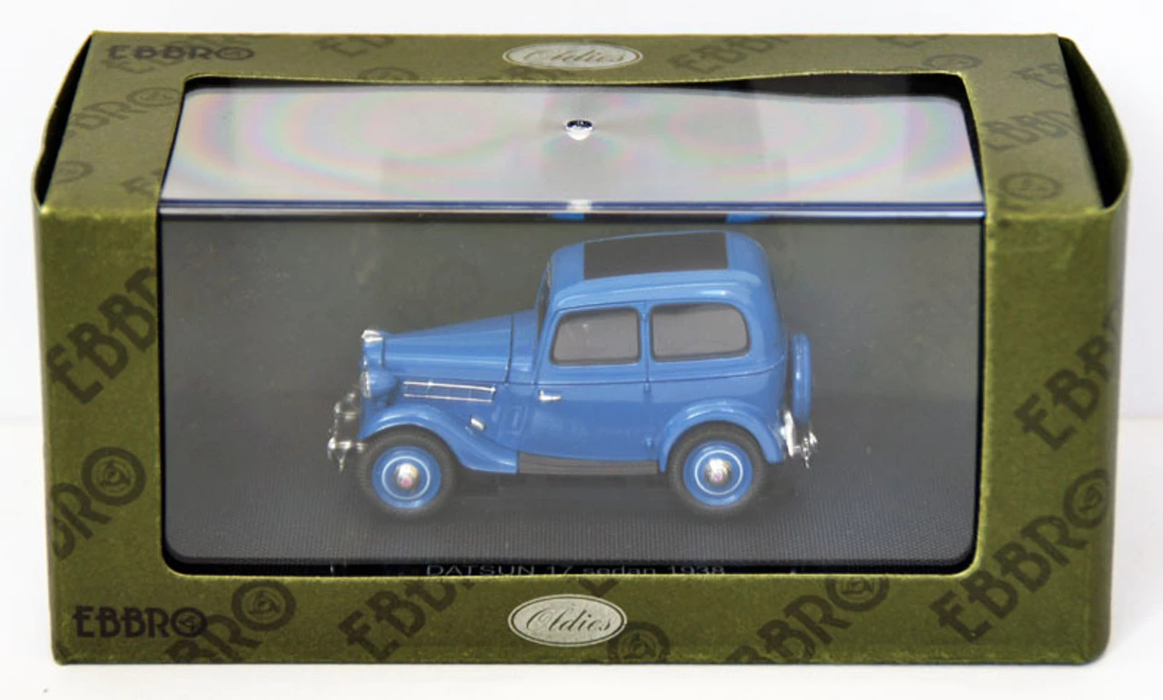 Ebbro 44346 Datsun 17 Sedan 1938 (Dark Blue) 1/43 Scale 1 Ebbro 44346 Datsun 17 Sedan 1938 (Dark Blue) 1/43 Scale