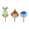 Pokemon Center Original Accessory Earrings 68 Turtwig Chimchar Piplup