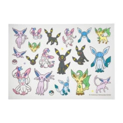 Pokemon Center Original Irodo Fabric Transfer Sticker - Eeveeloutions
