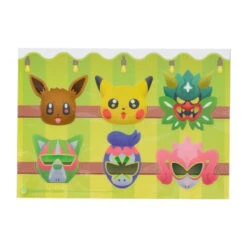Pokemon Center Original Mask Patterns Sticker (Teal Mask)