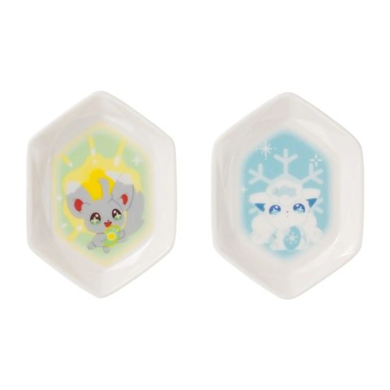 Pokemon Center Original Die-cut Bean Dish Set (2 Pcs) SHINKA NO ISHI Minccino, Alolan Vulpix 1 Pokemon Center Original Die-cut Bean Dish Set (2 Pcs) SHINKA NO ISHI Minccino, Alolan Vulpix