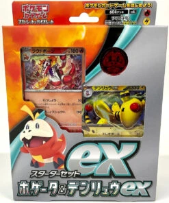 Pokemon Card Game TCG Scarlet & Violet Starter Set Ex - Fuecoco & Ampharos Ex