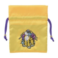 Pokemon Center Original Satin Drawstring Bag - Raikou (Pikachu Chinese Restaurant)