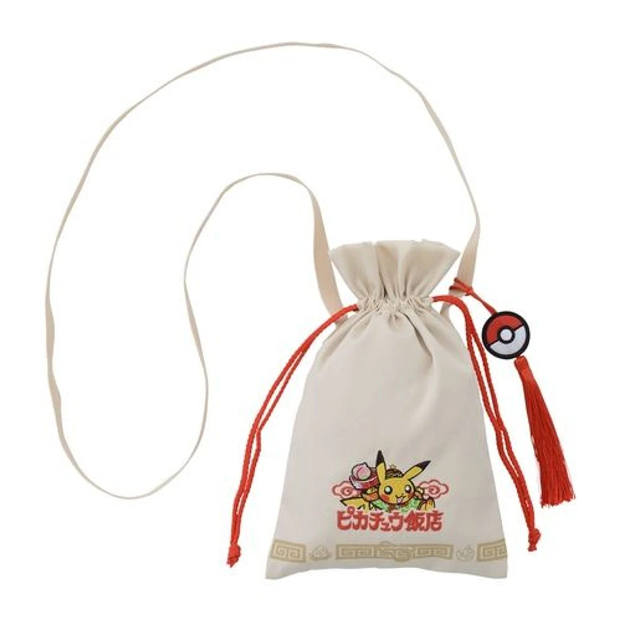 Pokemon Center Original Drawstring Bag - Pikachu (Pikachu Chinese Restaurant) 3 Pokemon Center Original Drawstring Bag - Pikachu (Pikachu Chinese Restaurant) - Image 3