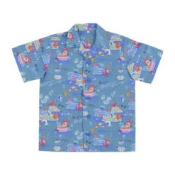 Pokemon Center Original Aloha Shirt (Kids) - Pokemon Diving