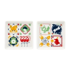 Pokemon Center Original Mini Square Plate (Set Of 2) - Paldea Tile