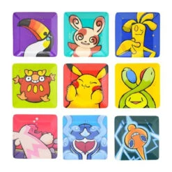 Pokemon Center Original Square Melamine Plate Collection (What's Your Charm Point?) (SINGLE RANDOM)