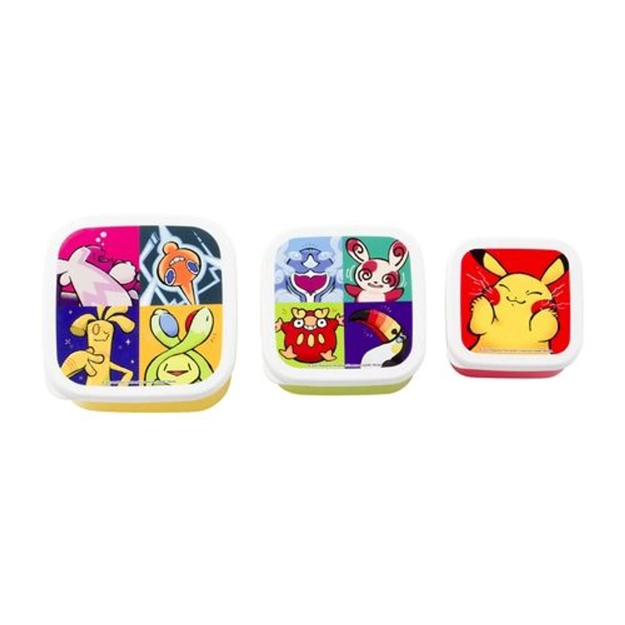 Pokemon Center Original Set Of 3 Lunch Box (What's Your Charm Point?) 1 Pokemon Center Original Set Of 3 Lunch Box (What's Your Charm Point?)