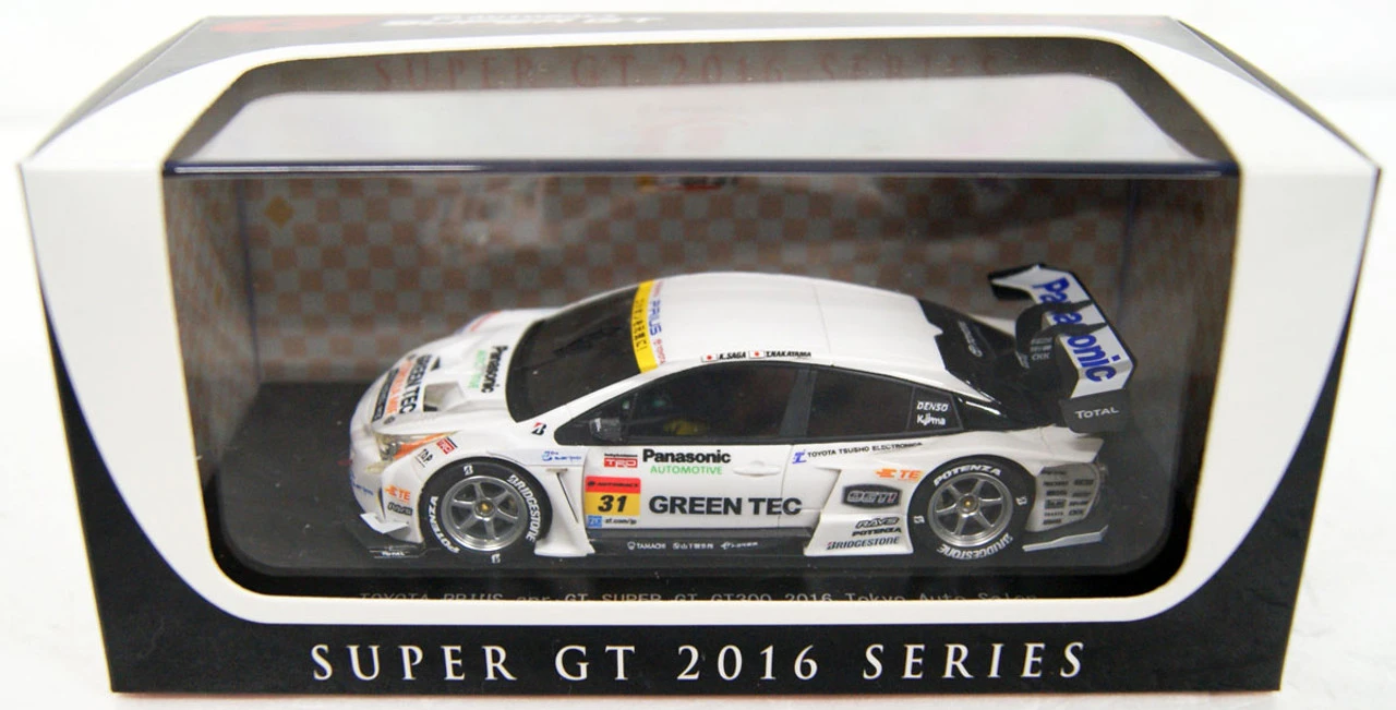 Ebbro 45412 TOYOTA PRIUS Apr GT GT300 Tokyo Auto Salon No.31 (White) 1/43 Scale 1 Ebbro 45412 TOYOTA PRIUS Apr GT GT300 Tokyo Auto Salon No.31 (White) 1/43 Scale