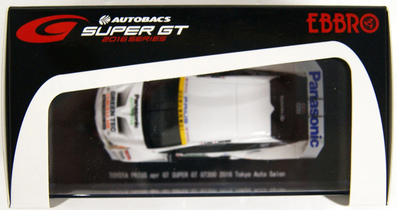 Ebbro 45412 TOYOTA PRIUS Apr GT GT300 Tokyo Auto Salon No.31 (White) 1/43 Scale 2 Ebbro 45412 TOYOTA PRIUS Apr GT GT300 Tokyo Auto Salon No.31 (White) 1/43 Scale - Image 2