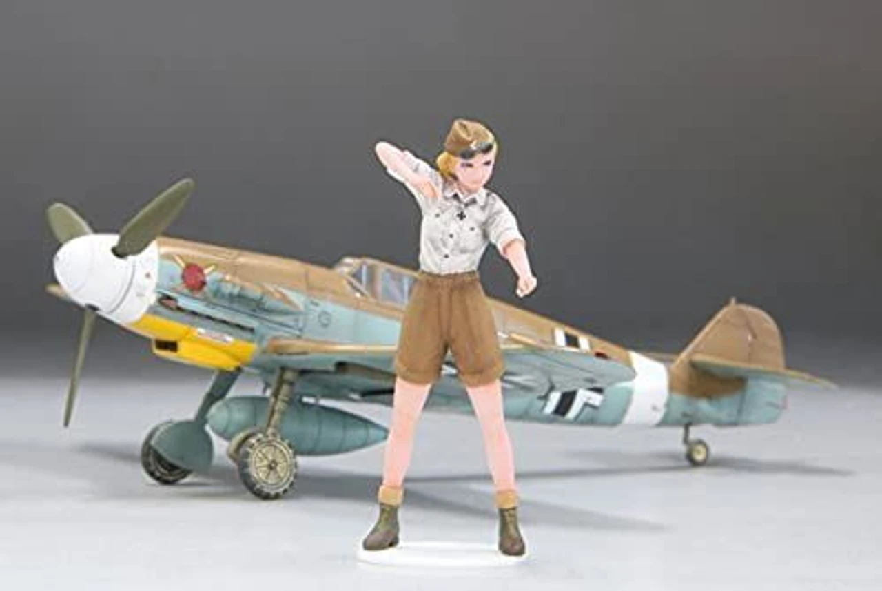 Fine Molds 1/35 Rekiso Otome Rosa With 1/72 BF109 F-4 Trop Plastic Model 2 Fine Molds 1/35 Rekiso Otome Rosa With 1/72 BF109 F-4 Trop Plastic Model - Image 2