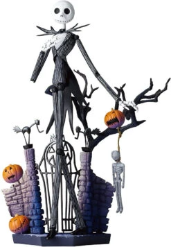 Kaiyodo Legacy Of Revoltech Jack Skellington Glow-in-the-Dark Color Ver. Figure (Nightmare Before Christmas)