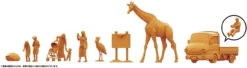 Kaiyodo ARTPLA 1/35 Tourist And Giraffe Set Plastic Model