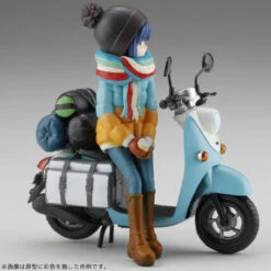 Kaiyodo ARTPLA 1/24 Shima Rin & Bike Plastic Model (Laid-Back Camp/Yuru Camp) -Model Toys 4537807190284 1e0fa63aecf2932d9fdbfdcc78ceb17c 28981.1695704124