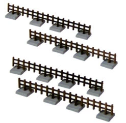 Tomytec (Komono 031-2) Wooden Fence 2 (Railing) (N Scale)