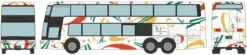 Tomytec Bus Collection Tokyu Transce Mitsubishi Fuso Aero King Open Top Bus (Tokyu Group 100th Anniversary Wrapping) (N Scale)