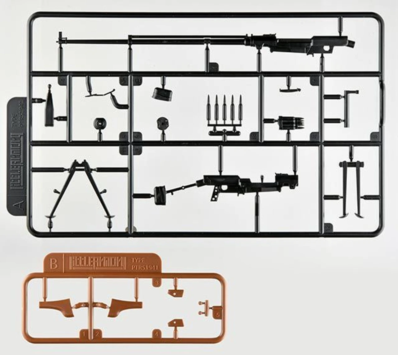 Tomytec Military Series 1/12 Little Armory (LA090) PTRS1941 Rifle Type Plastic Model 2 Tomytec Military Series 1/12 Little Armory (LA090) PTRS1941 Rifle Type Plastic Model - Image 2