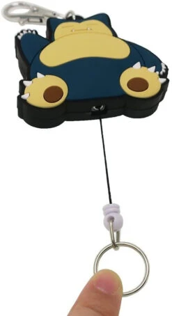 SK JAPAN Pokemon Rubber Reel Keychain Snorlax -Model Toys 4544815039986 51852b0b4d2d2641aacaad554a4a4763 55839.1652933563