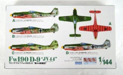 Platz PDR-4 Focke Wulf Fw190 D-9 Jagdverband 44 (2pcs) 1/144 Scale Kit -Model Toys 4545782058468 0e4ca8ba46573d75e8c6d2e8fb213bf4 41094.1563771464