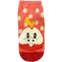 Pokemon Center Original Fluffy Socks MokoMoko Polkadot Fuecoco (23~25cm)