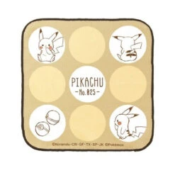 Pokemon Center Microfiber Handkerchief Number025 Dot Pattern Pikachu