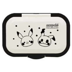 Pokemon Center Original Monpoke Wet Wipe Lid Pikachu & Mimikyu White & Black