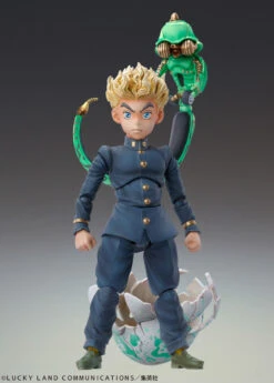 Medicos Super Action Statue Koichi Hirose & Echoes Act 1 Figure (Jojo's Bizarre Adventure: Diamond Is Unbreakable)