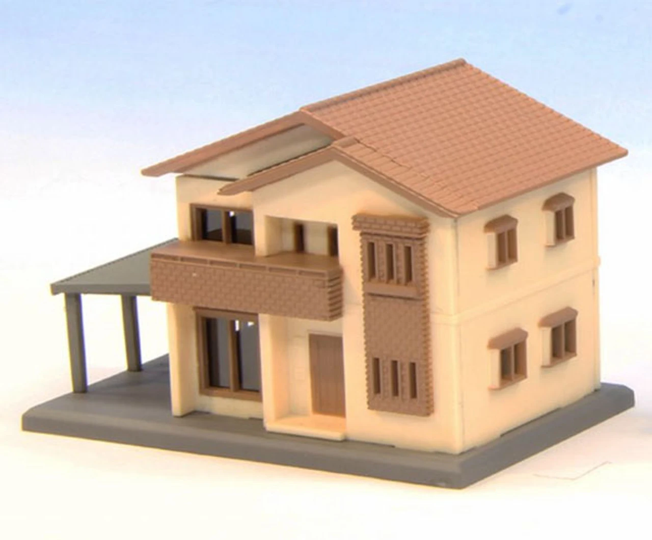 Rokuhan S042-1 Two-Storied House A (Beige) (Z Scale) 2 Rokuhan S042-1 Two-Storied House A (Beige) (Z Scale) - Image 2