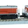 Rokuhan T002-9 Diesel Locomotive DD51 1000 Goto Type Double Heading 2 Cars Set (Z Scale)