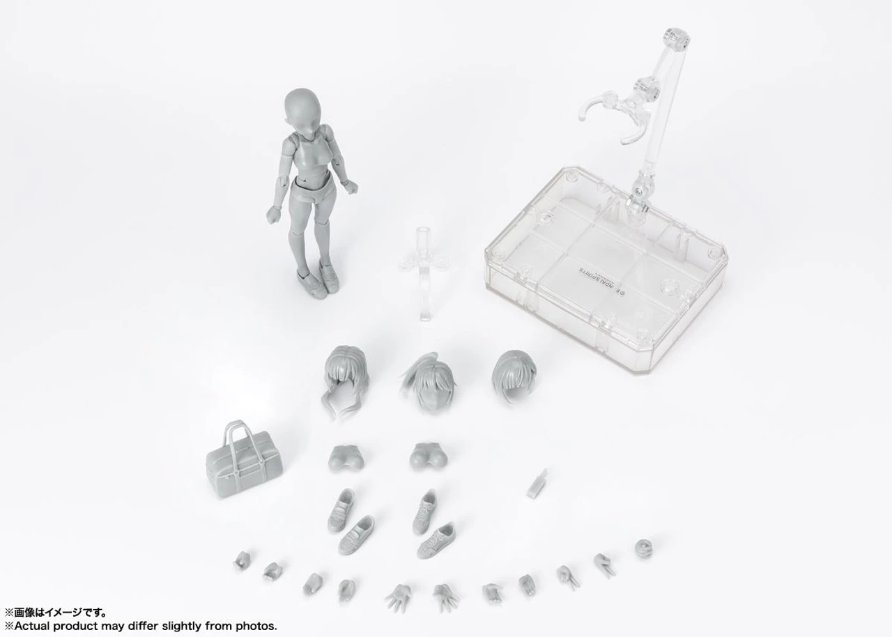 Bandai S.H. Figuarts Body-chan School Life Edition DX SET Figure (Gray Color Ver.) 8 Bandai S.H. Figuarts Body-chan School Life Edition DX SET Figure (Gray Color Ver.) - Image 8