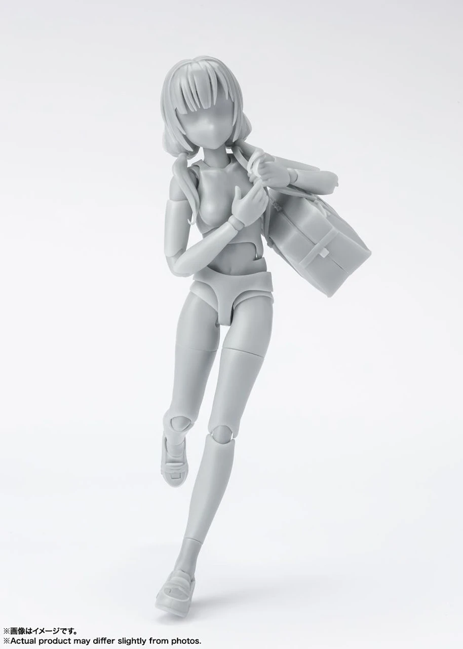 Bandai S.H. Figuarts Body-chan School Life Edition DX SET Figure (Gray Color Ver.) 3 Bandai S.H. Figuarts Body-chan School Life Edition DX SET Figure (Gray Color Ver.) - Image 3