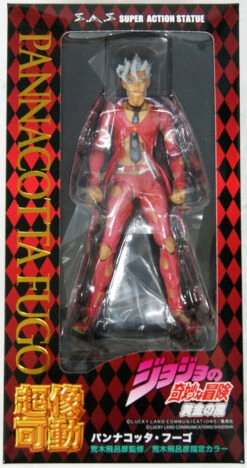 Medicos Super Action Statue Jojo's Bizarre Adventure Part 5 Pannacotta Fugo Figure