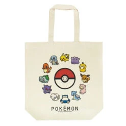 Pokemon Center B-SIDE LABEL Tote Bag - Poke Ball & Gen1