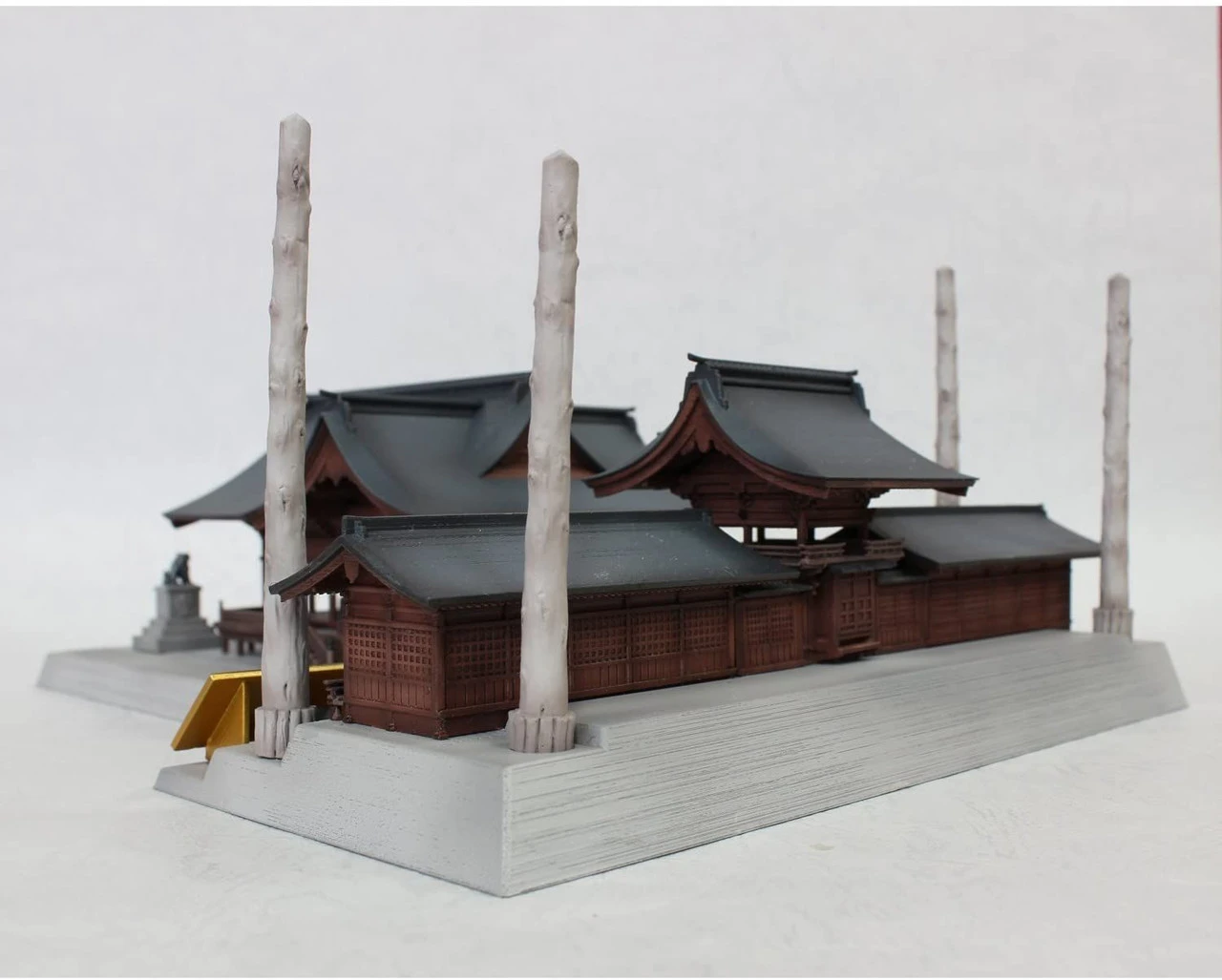 Plum 1/150 Plastic Kit PP037 Suwa Taisha Shrine Akimiya In Nagano (N Scale) 5 Plum 1/150 Plastic Kit PP037 Suwa Taisha Shrine Akimiya In Nagano (N Scale) - Image 5
