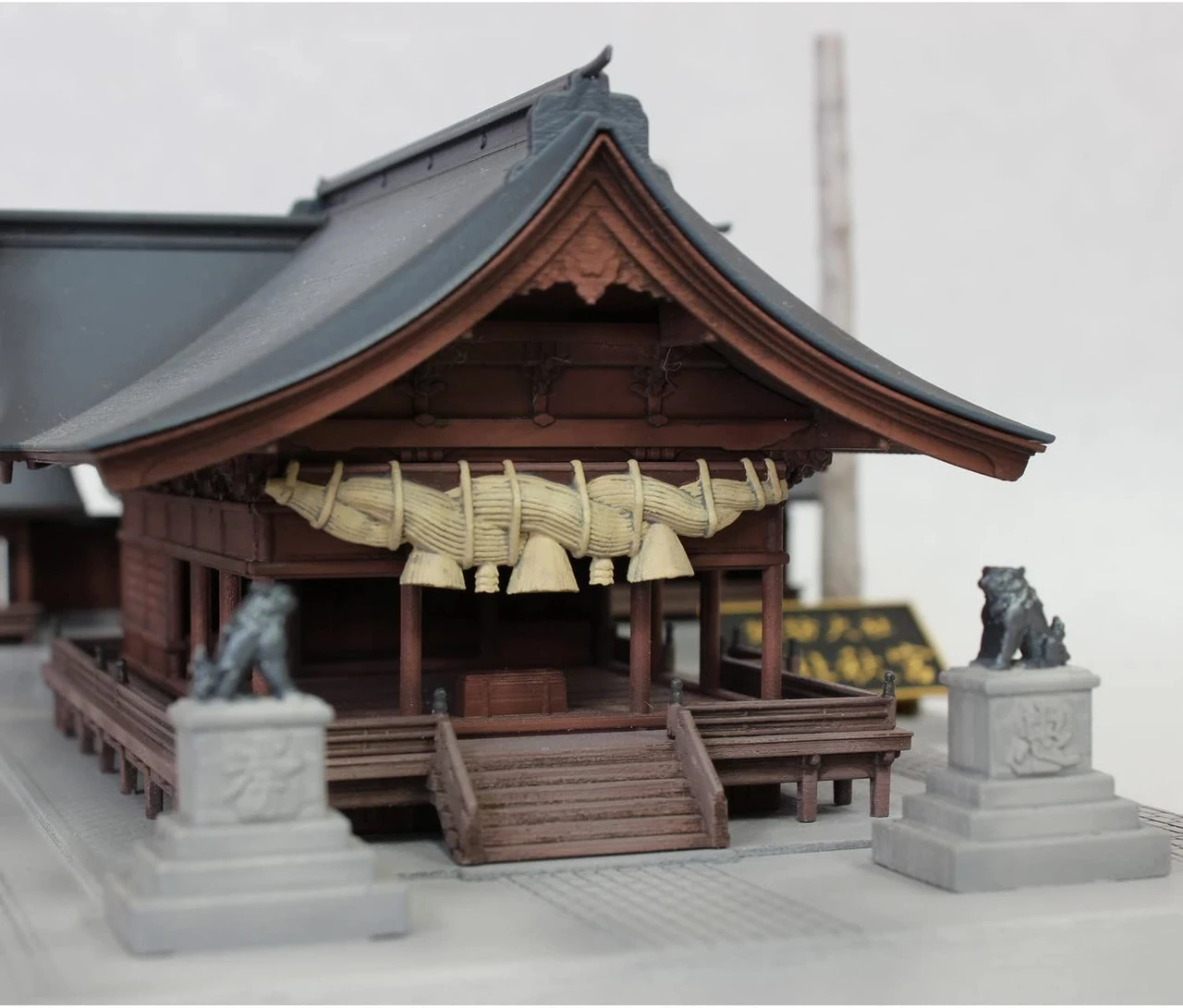 Plum 1/150 Plastic Kit PP037 Suwa Taisha Shrine Akimiya In Nagano (N Scale) 7 Plum 1/150 Plastic Kit PP037 Suwa Taisha Shrine Akimiya In Nagano (N Scale) - Image 7